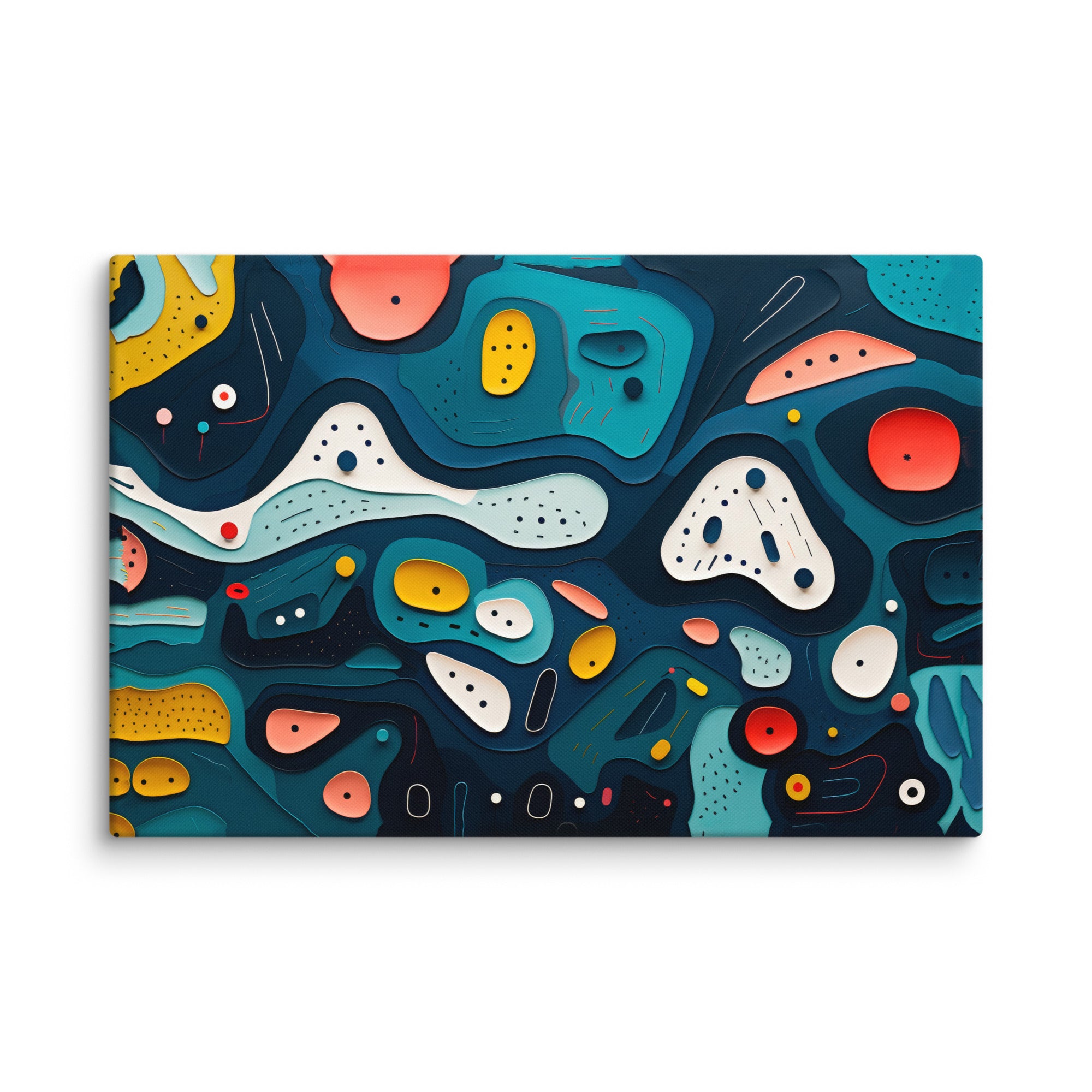 Tranquil Disarray - Abstract Canvas Print - Art Fusion Store