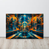 Transcendent Vision - Abstract Canvas Print on display