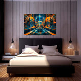 Transcendent Vision - Abstract Canvas Print in bedroom