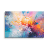 Vibrant Echoes – Abstract Canvas Art Print - Art Fusion Store