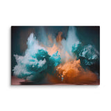 Vibrant Echoes – Abstract Canvas Art Print - Art Fusion Store