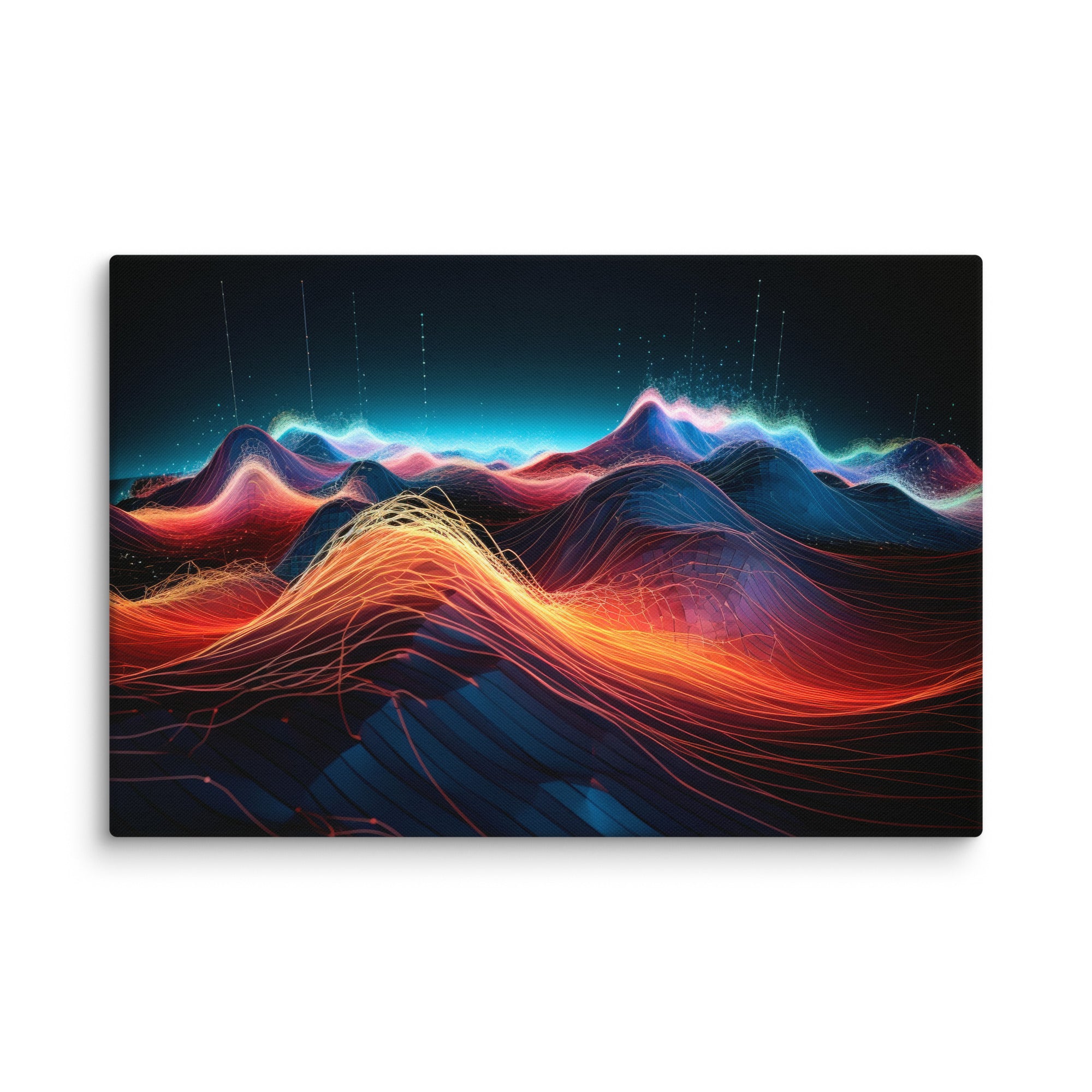 Vibrations Visualized- Abstract Canvas Print - Art Fusion Store