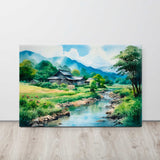  Vintage homestead canvas displayed  