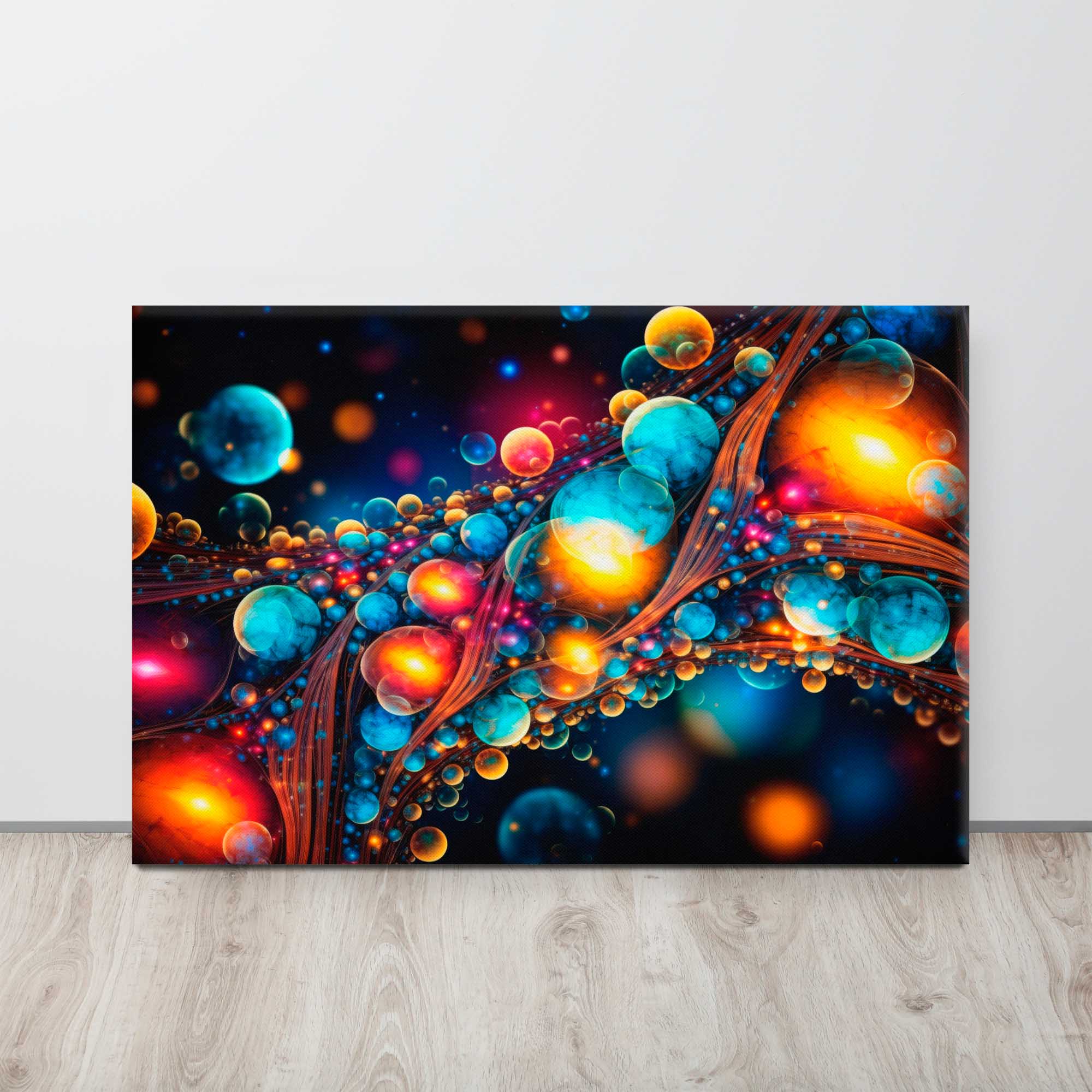 Vivid Expressions – Abstract Canvas Art Print display