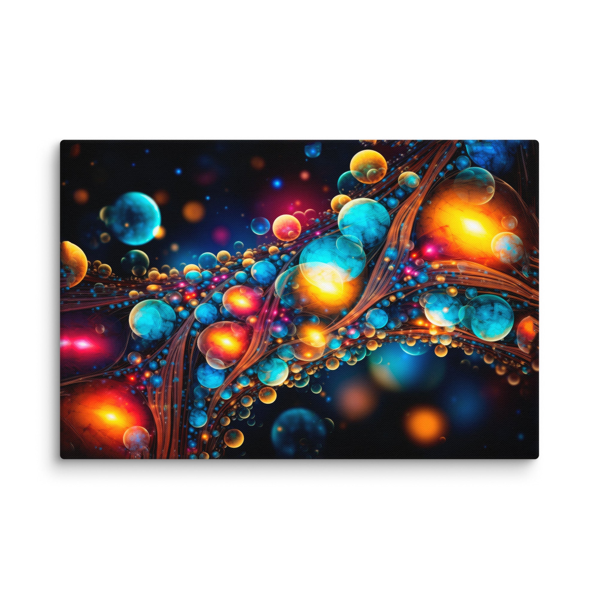 Vivid Expressions – Abstract Canvas Art Print - Art Fusion Store
