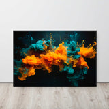 Vivid Impressions – Abstract Canvas Art Print on display