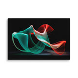 Whispering Colors – Abstract Canvas Art Print - Art Fusion Store