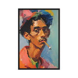 Youthful Indulgence – Art Fusion Framed Canvas
