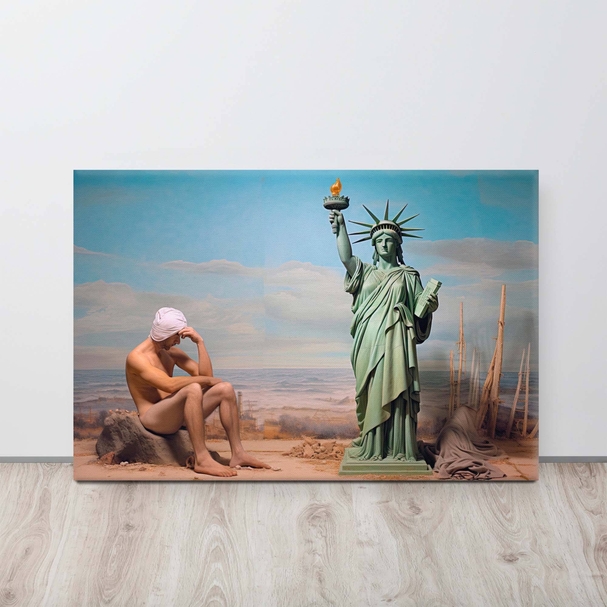 Paradoxical Journeys - Surreal Canvas Art