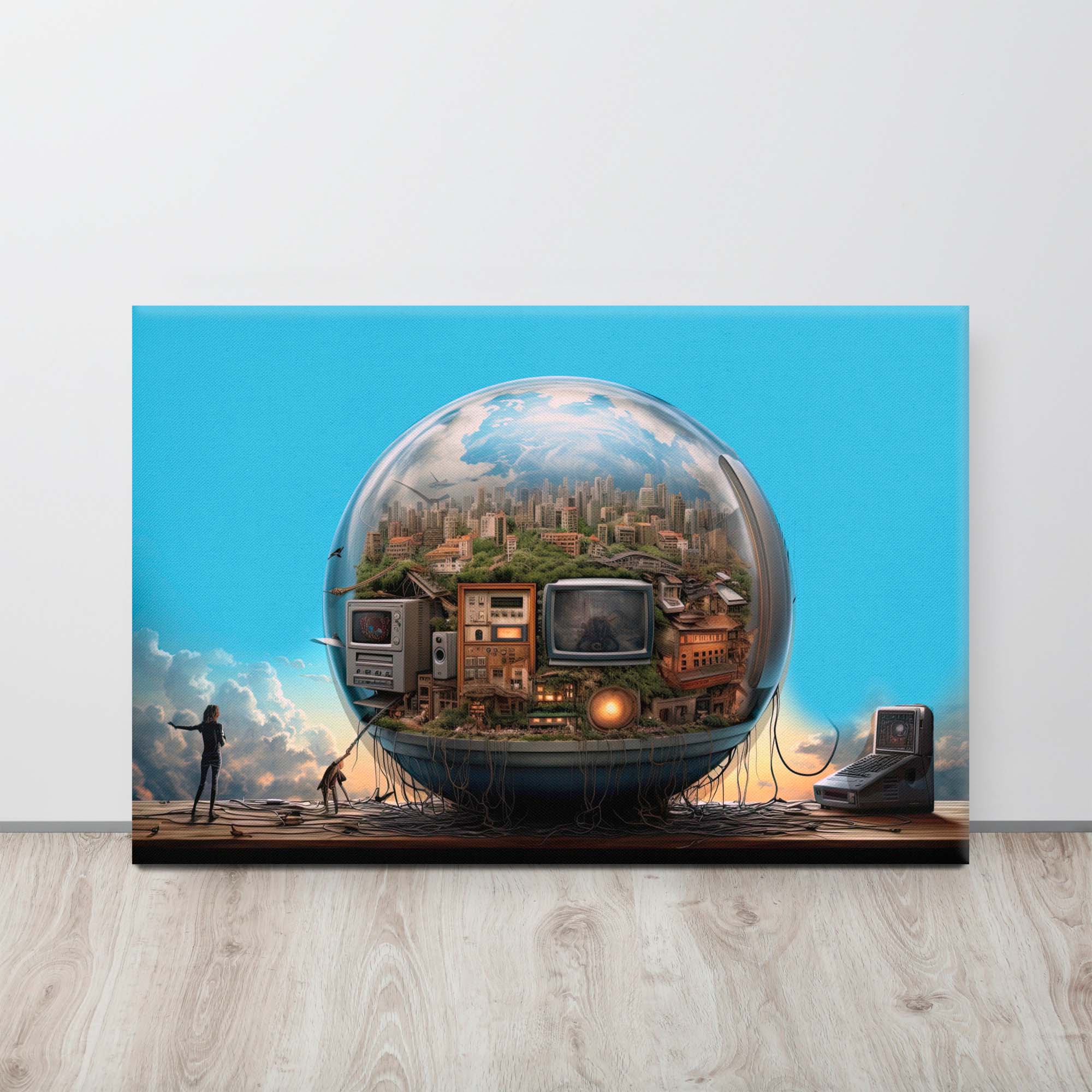 Sphere of the Chips - Fantasy Canvas Art