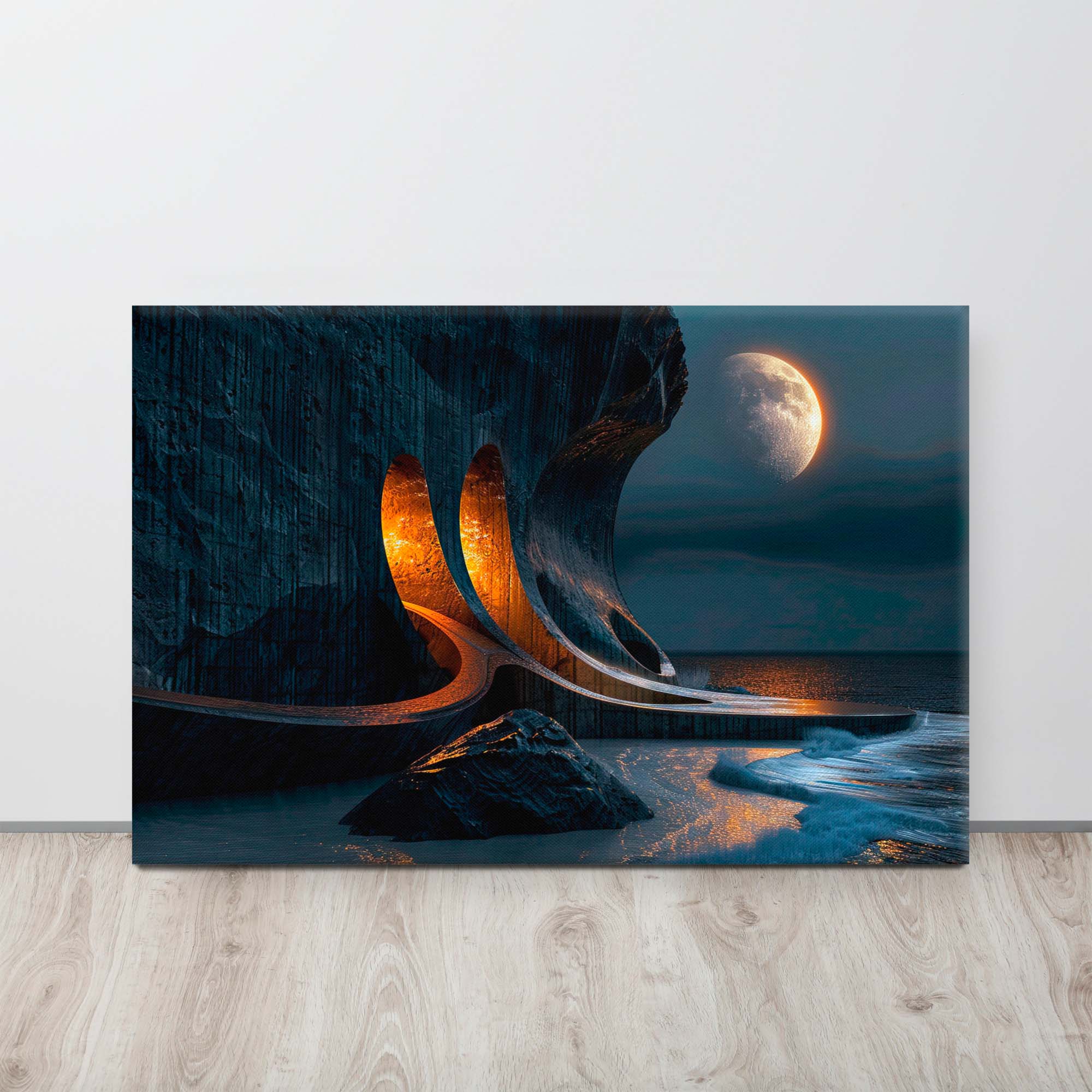 Cosmic Horizons - Fantastical Landscape Artwork