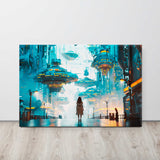 Sky Night Visitors - Fantasy Canvas Art