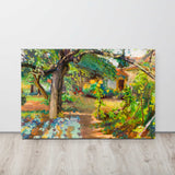 Bela Czimber Painting -  Garden Landscape Homestead