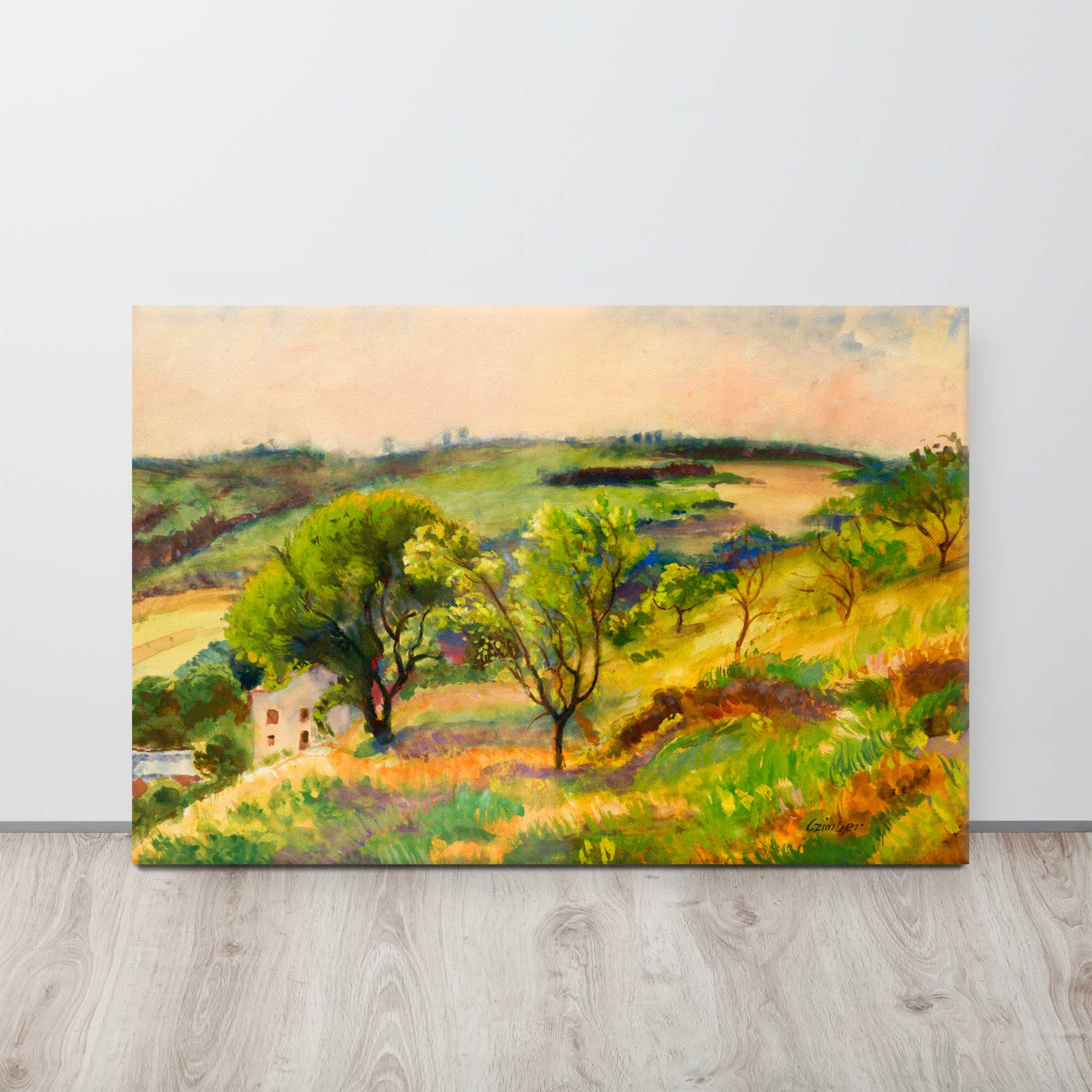 Farmland of Yesteryear - Original Painting Print