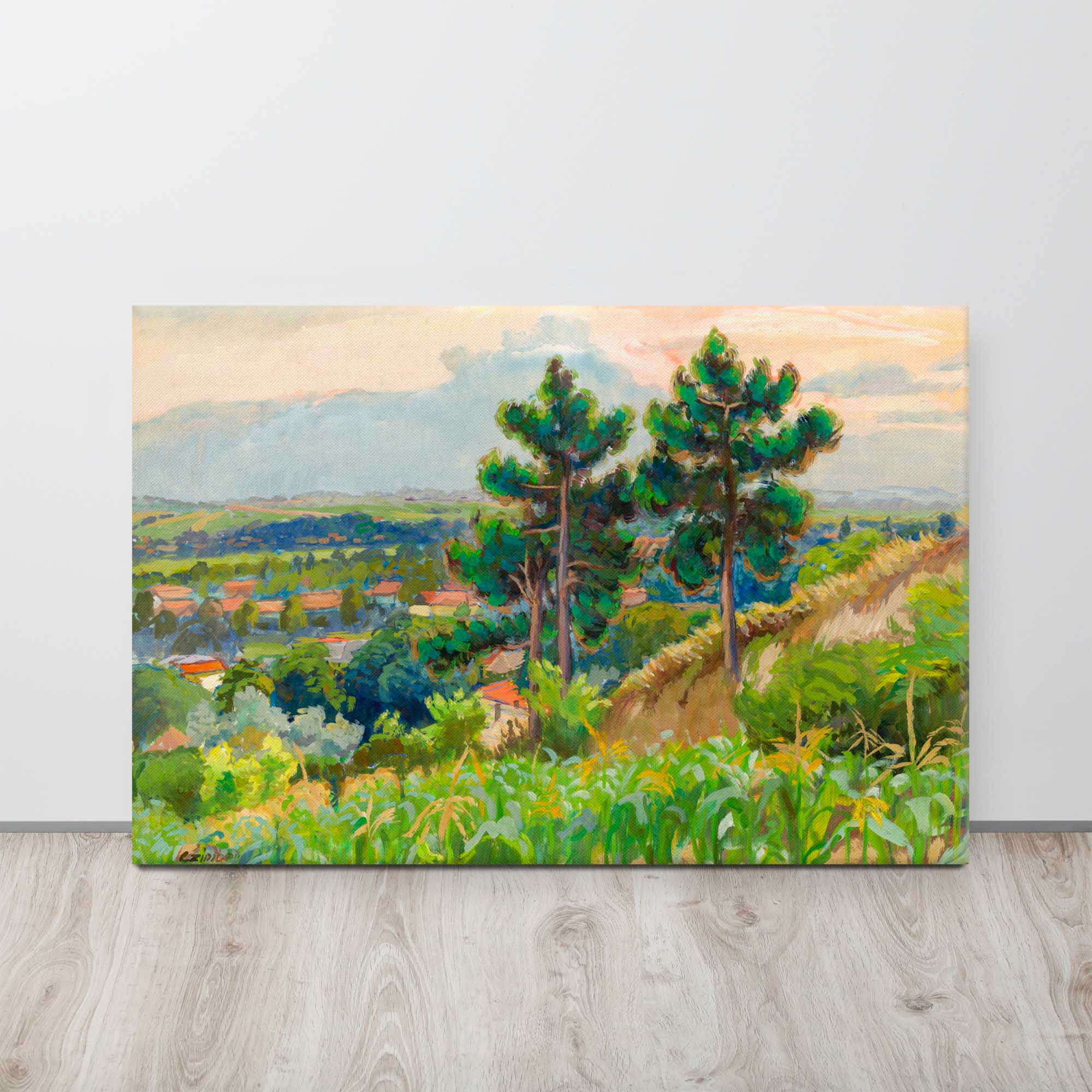 Farmlands of Europe - Original Artwork Print