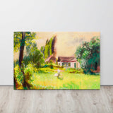 Golden Homestead - Print of Original Painting