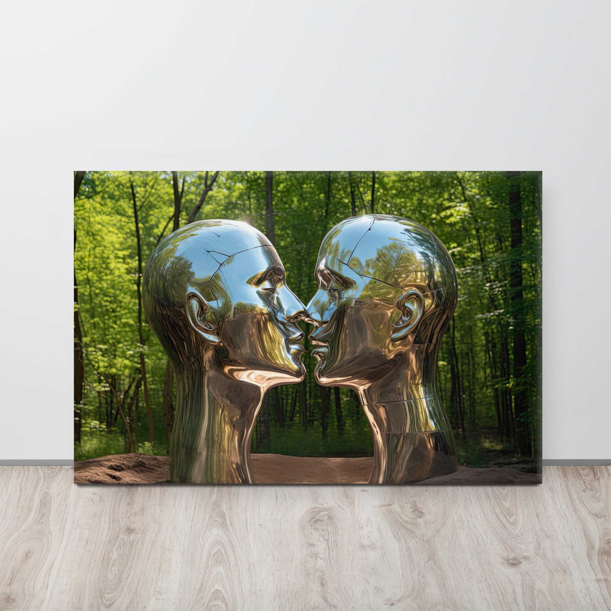 Eternal Connection - Sculpture in Canvas
