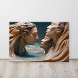 Sand and Water Awaken Spirit - Sand Sculpture Print