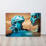 Ephemeral Legend - Sand Sculpture In Canvas
