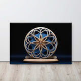 Flower of Life - Sacred Sculpture on Canvas