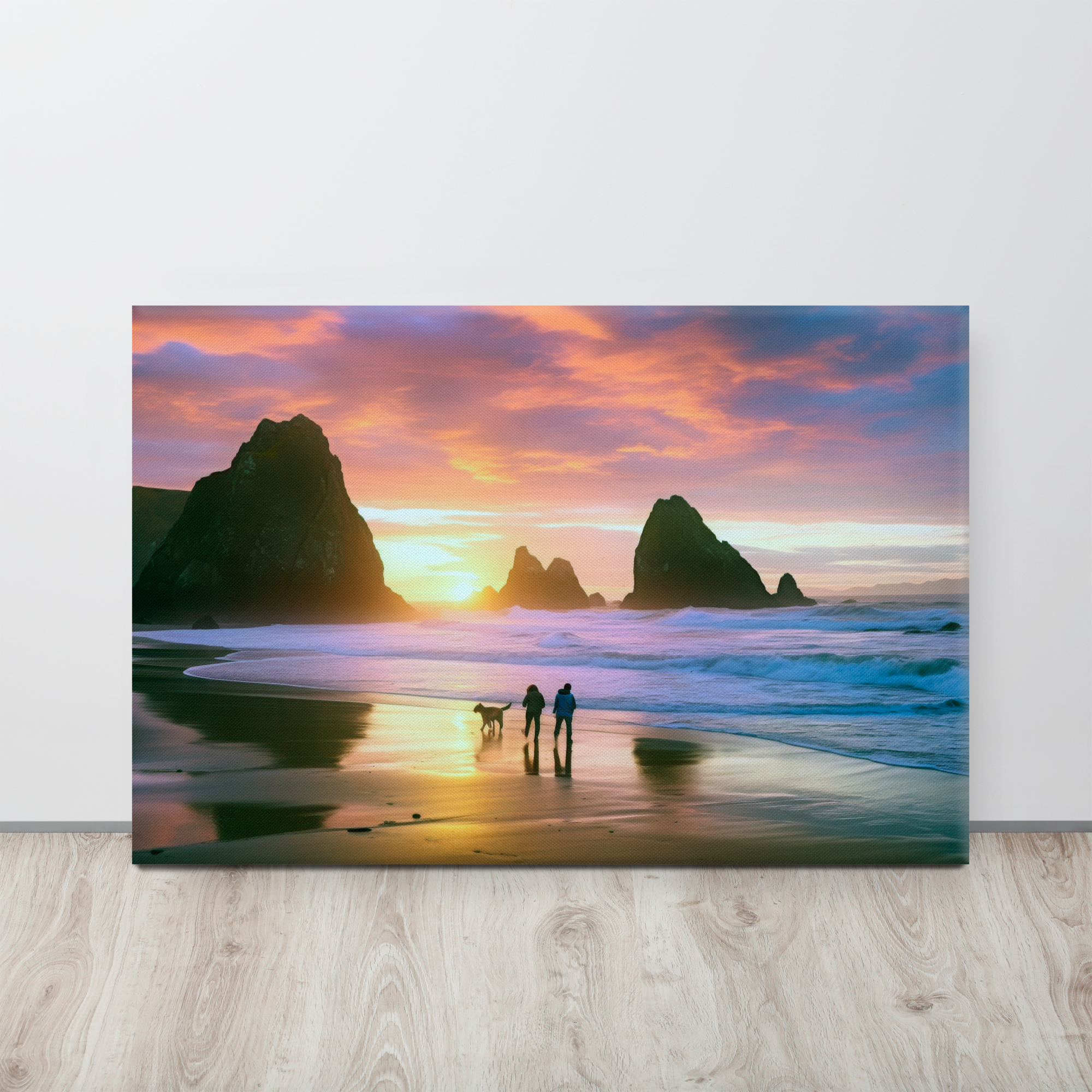Coastal Serenity - Photographic Canvas Artwork