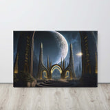 Frequency Ascendance Canvas Print