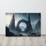 Exoplanet Beyond the Stars Canvas