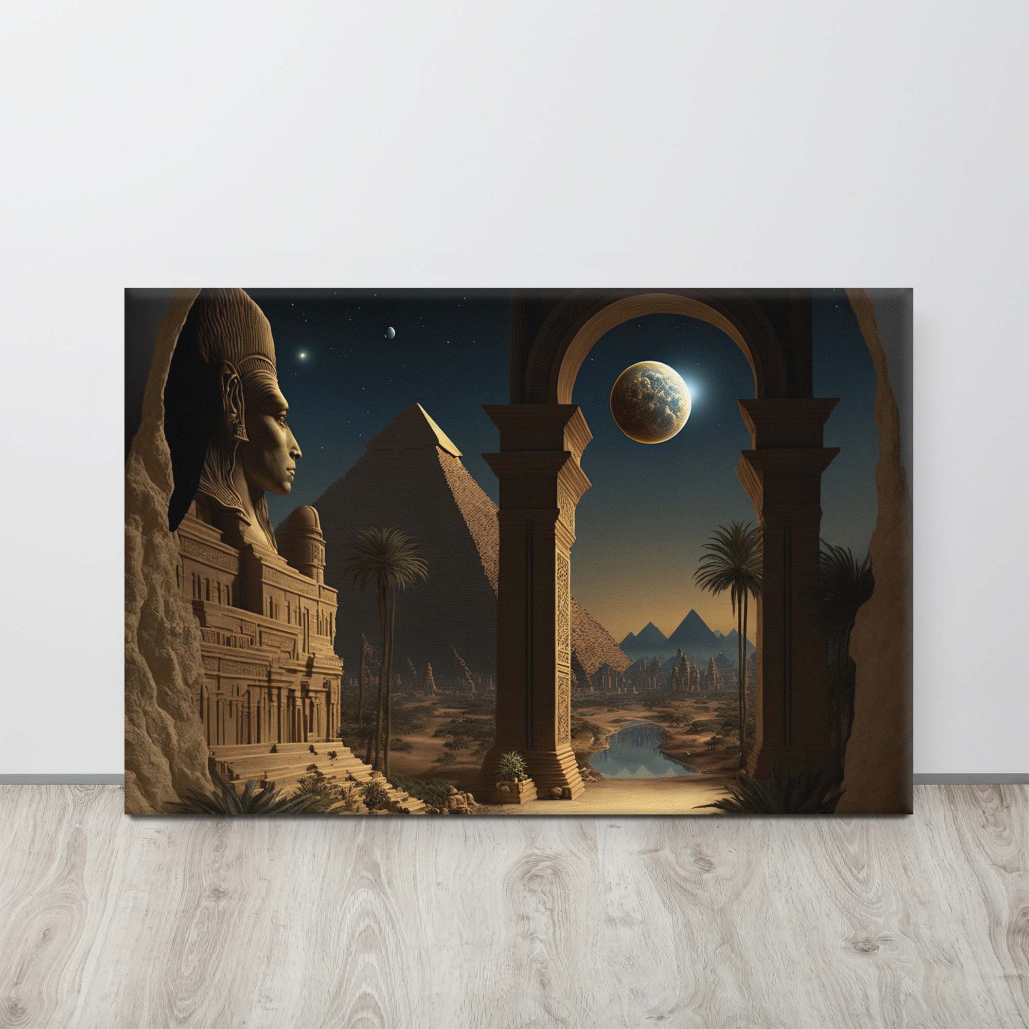 Time loop Vortex Canvas