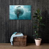 Ethereal Sphere of the Cosmic Mythos - Canvas Painting