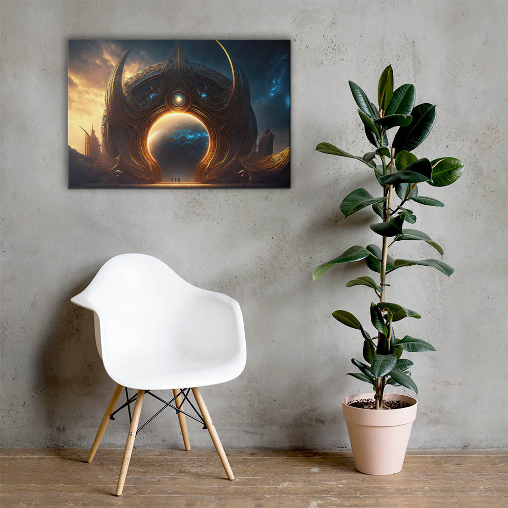 Transcendent Gateway Canvas Artwork