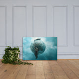 Ethereal Sphere of the Cosmic Mythos - Canvas Painting
