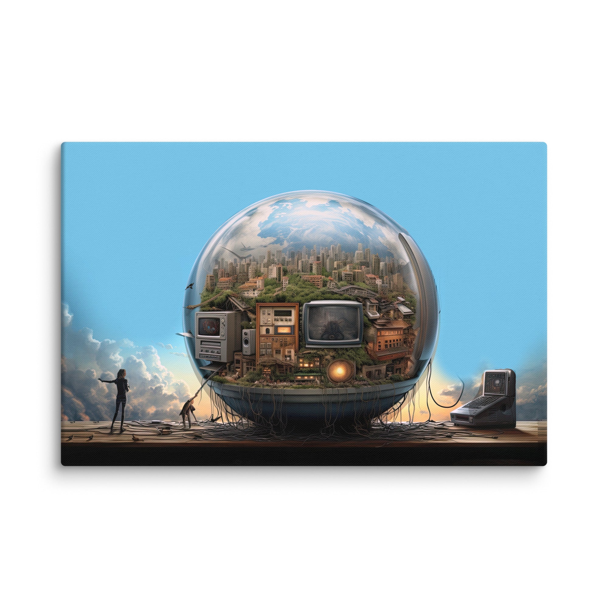 Sphere of the Chips - Fantasy Canvas Art