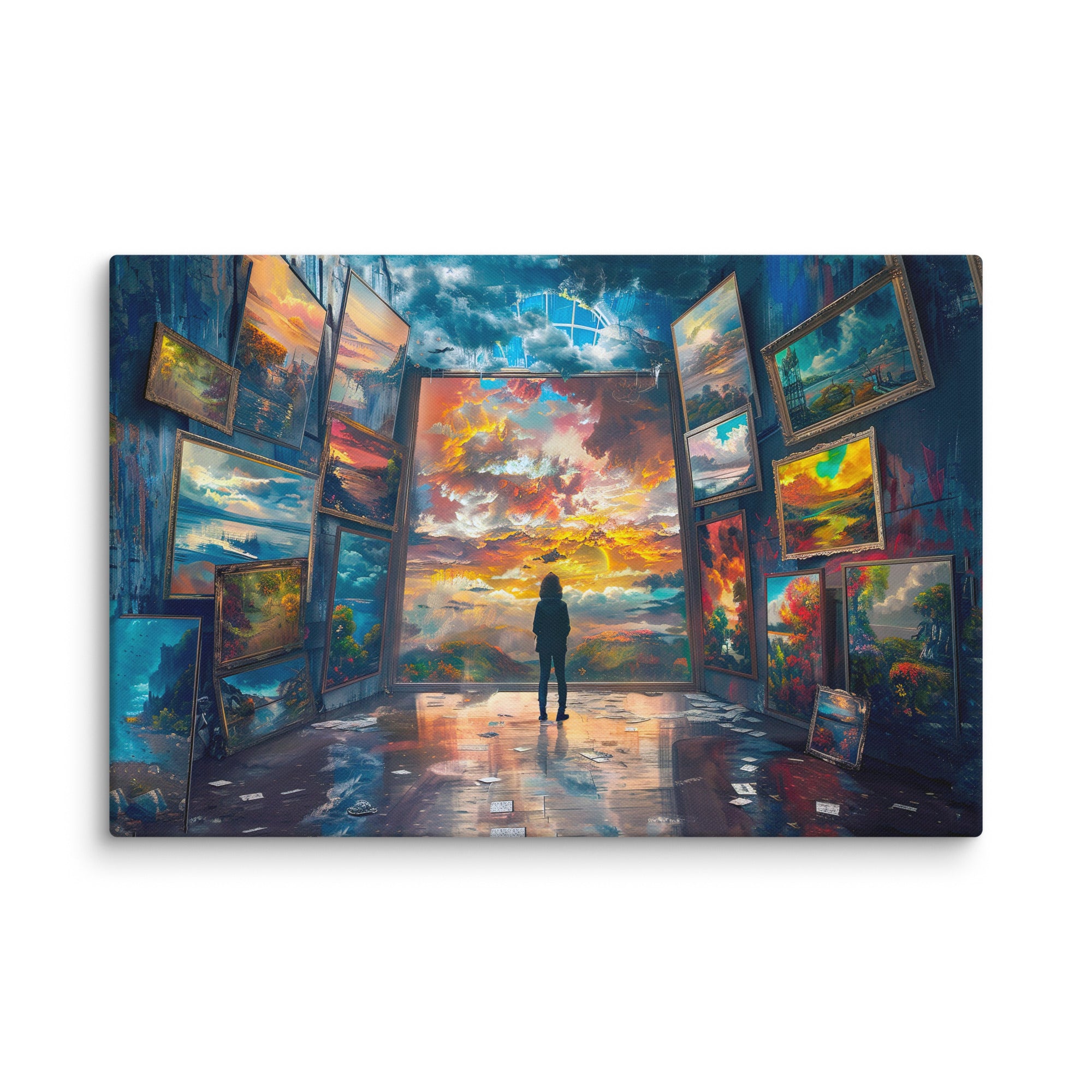 Cosmic Dreams - Celestial Landscape Art