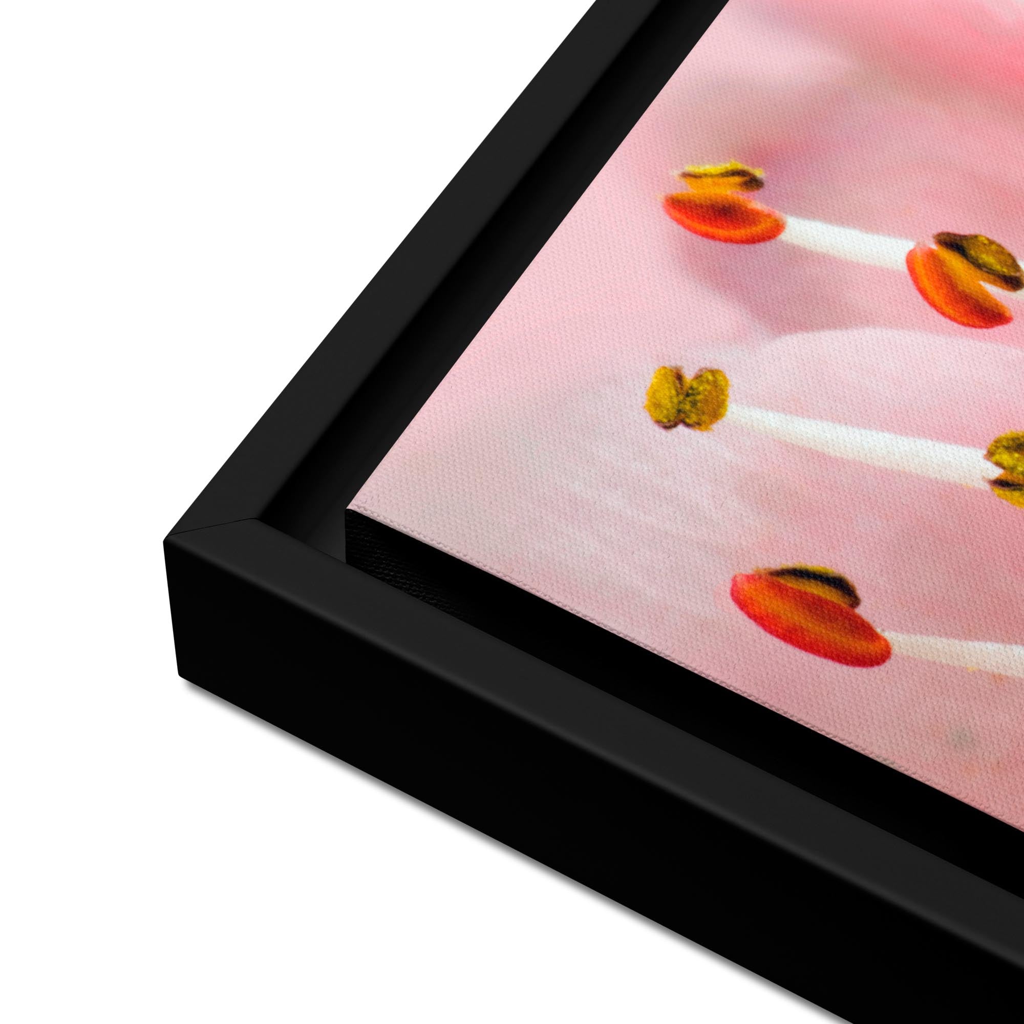 Peach Tree Blossom on Framed canvas