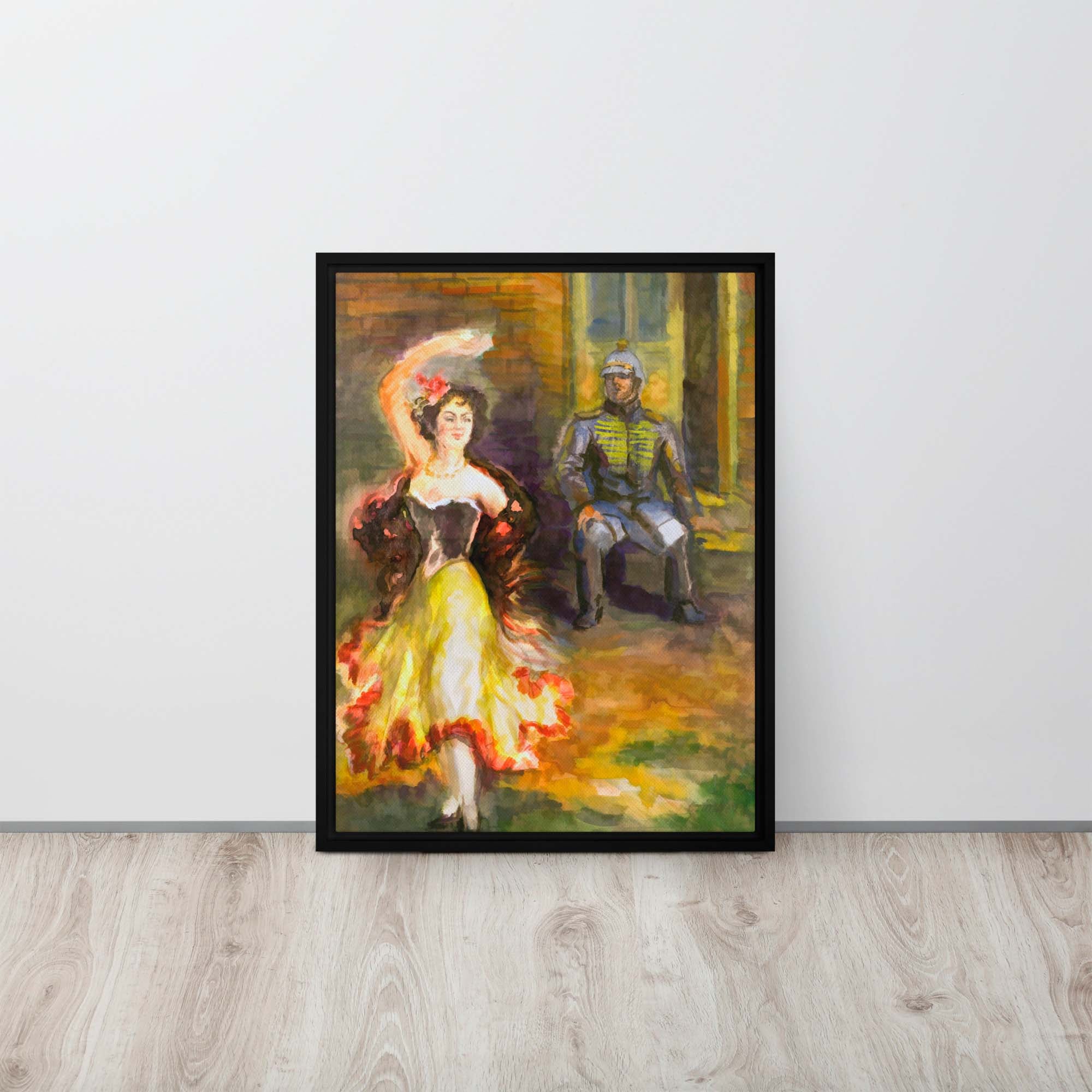 Occupation's Reality - Framed canvas