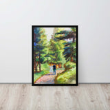 Gateway to Beautiful Grounds - Framed canvas