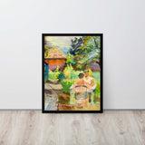 Family Ties - Framed canvas