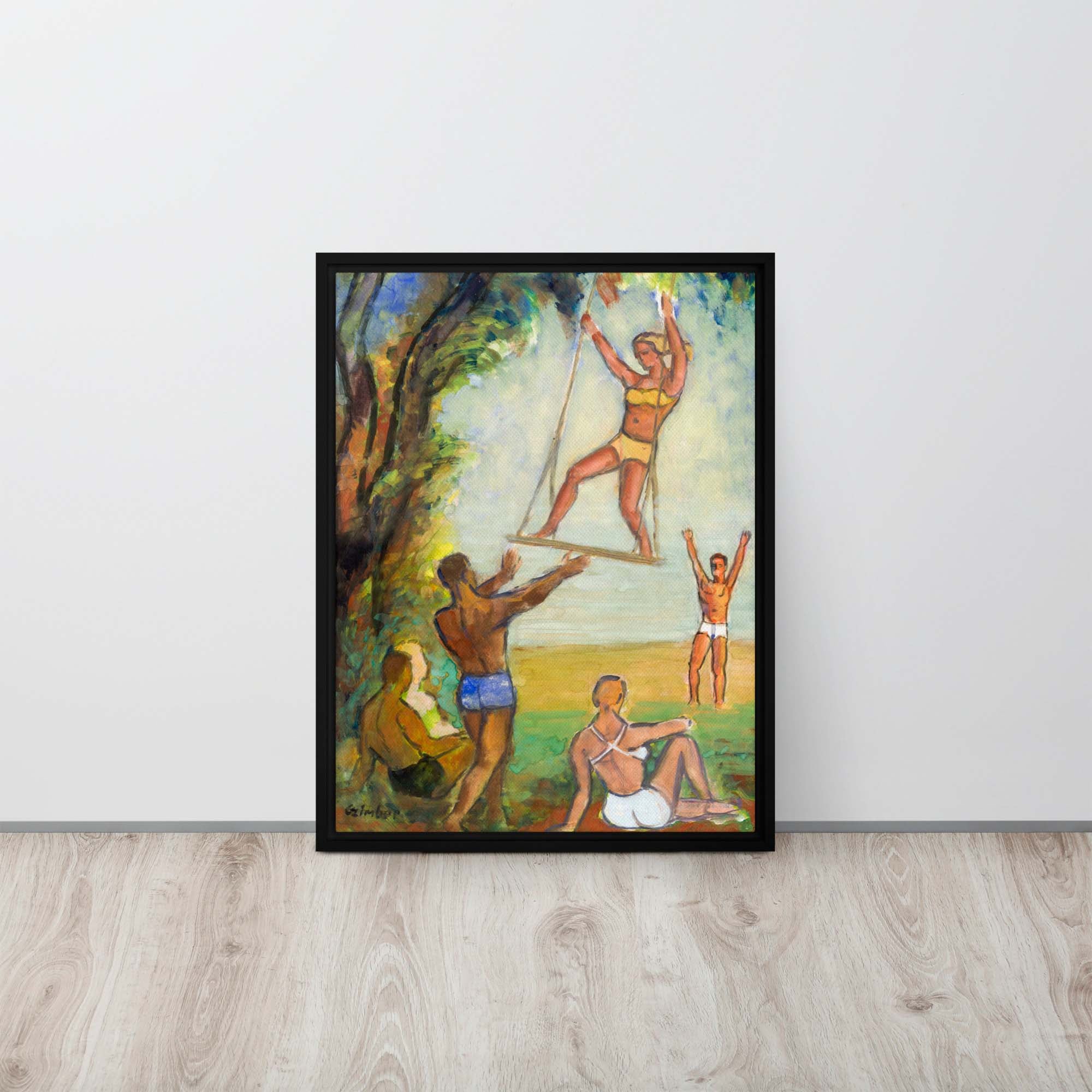 Summer Unbound Youth - Framed canvas