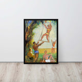 Summer Unbound Youth - Framed canvas