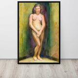 Bare Essence - Capturing Mid-Century Beauty Framed canvas