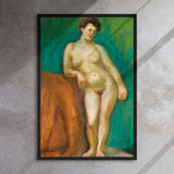 Timeless Curves - A Study in Mid-Century Form Framed canvas