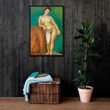 Timeless Curves - A Study in Mid-Century Form Framed canvas