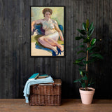 Naked Truth -The Essence of Mid-Century Emotion Framed canvas