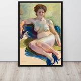 Naked Truth -The Essence of Mid-Century Emotion Framed canvas