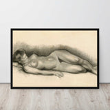 Celebration of the Human Form - Vintage Nude Framed canvas