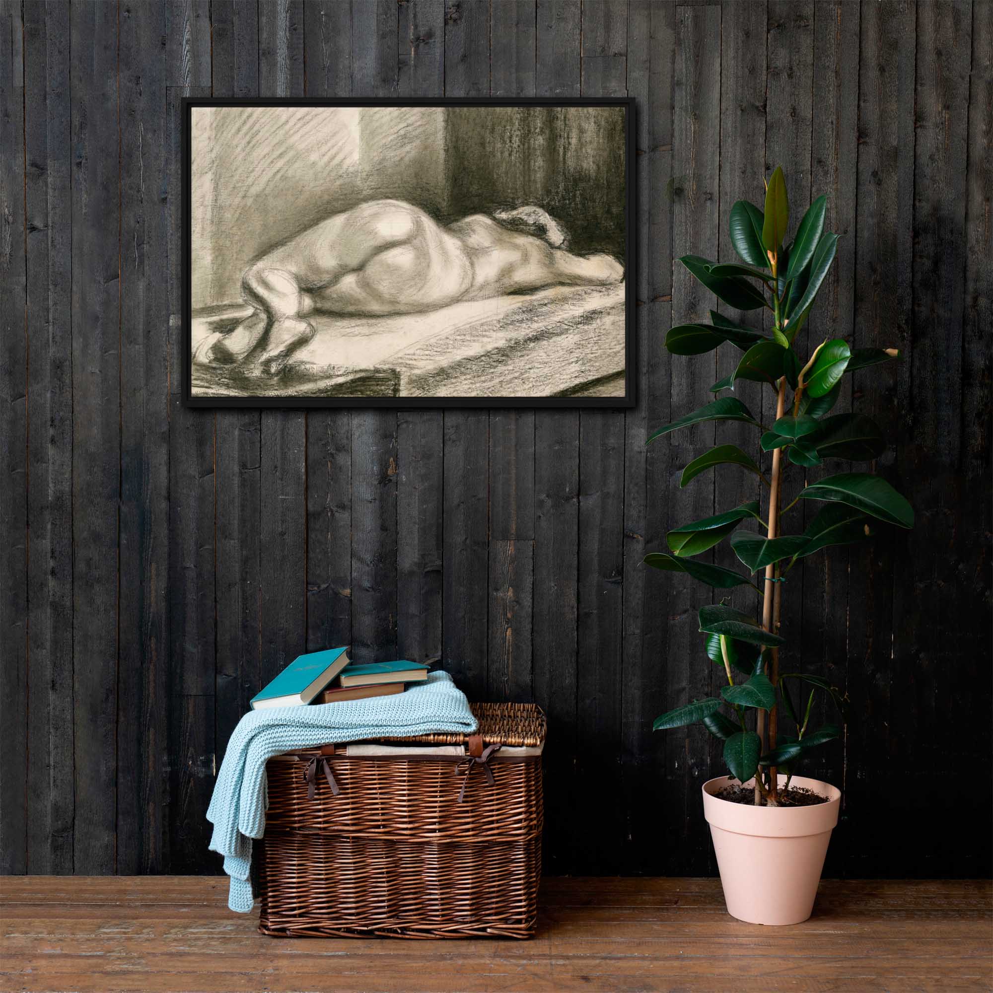 Portraits of Resilience - Women of Western Europe Framed canvas