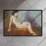 Intimate Visions - Mid-Century Nude by a Master on Framed canvas