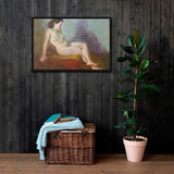 Intimate Visions - Mid-Century Nude by a Master on Framed canvas