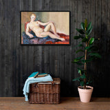 Renaissance of the Body - Nude from a Hungarian Master on Framed canvas