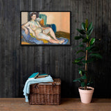 Intimacy and Artistry - Nude Portraits on Framed canvas